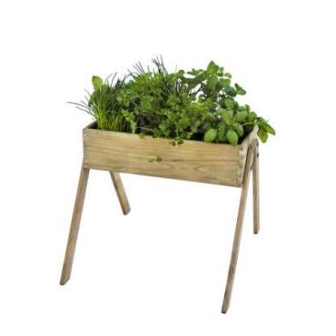 MINIGARDEN JUNIOR GRENEN 45 X 53 X 60 CM (HXBXD), GROEN GEÏMPREGNEERD.