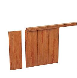 AZ HARDHOUTEN GESCHAAFDE DAMWAND 3,0 X 20,0 X 250 CM (WERKEND 18,5 CM).