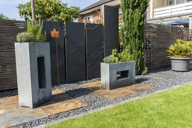 MUURELEMENT BLACK SLATE 250X50X5