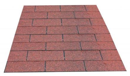 DAKSHINGLES PER PAK Ï 3 M2, ROOD.