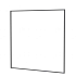 ALUMINIUM PROFIELSET T.B.V. COMPOSIET SCHERM 181,5 X 181,5 CM, ANTRACIET.