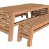 TUINSET RIVA EXCELLENT, 2 X BANK EN 1 X TAFEL, ONBEHANDELD.