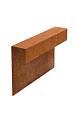 AFDEKRANDEN TBV STAPELBLOK 15X200X15/43CM CORTEN