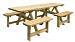 PICKNICKTAFEL FAMILY, BLADMAAT 70 X 240 CM.