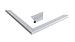 ALUMINIUM DAKTRIMSET MET RONDE KRAAL T.B.V. PLAT DAK, MAXIMALE DAKMAAT 605 X 450 CM.