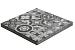 GEOPROARTE® MOSAIC GREY DECO 60X60X4CM, UITLOPEND