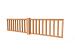 DOUGLAS HEKWERK TYPE D 328,5 X 73 CM, ONBEHANDELD.