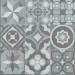 GEOPROARTE® MOSAIC GREY DECO 60X60X4CM, UITLOPEND
