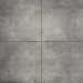 GEOPROARTE® STEEL OXID GREY 60X60X4CM, UITLOPEND