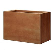 -BA- BLOEMBAK VLAK - CORTEN 30X60X60 CORTEN