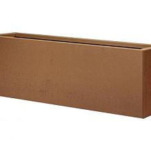 -BA- BLOEMBAK VLAK - CORTEN 30X180X40 CORTEN