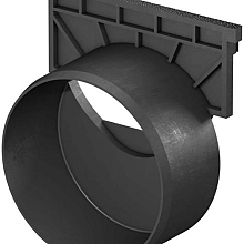 VH HEXALINE EINDPLAAT MET ZIJUITLOOP