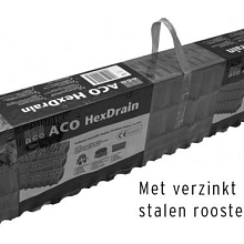 GARAGEPACK LIJNAFWATERINGSGOOT 300 CM VERZINKT STALEN ROOSTER