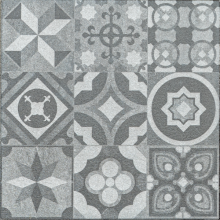 GEOPROARTE® MOSAIC GREY DECO 60X60X4CM