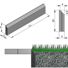 OPSLUITBAND INVISIBLE 6X20X100CM GRIJS