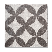 GEOPROARTE® FLOWERS SNOWY FLOWER 60X60X4CM, UITLOPEND