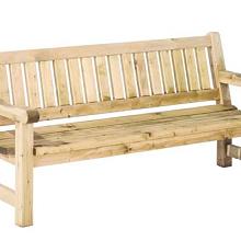 -BA- BANK LUUK, 40 MM DIK, 96 X 200 X 74 CM (HXBXD).