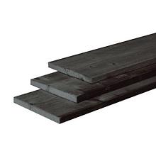 DOUGLAS FIJNBEZAAGDE PLANK 2,5 X 25,0 X 400 CM, ZWART GEDOMPELD.