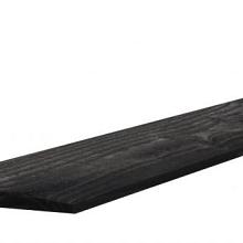 -BA- DOUGLAS ZWEEDS RABAT 1 ZIJDE GESCHAAFD, 1 ZIJDE FIJNBEZAAGD 1,0-2,1 X 16,5 X 300 CM, ZWART GEDOMPELD.