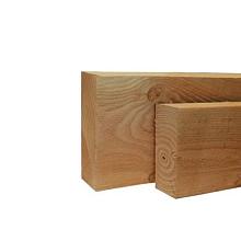 DOUGLAS GESCHAAFDE GORDING 5,8 X 19,0 X 500 CM, GROEN GEÏMPREGNEERD.