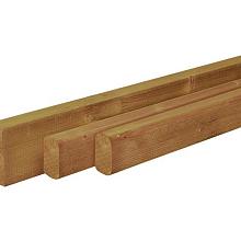 -BA- DOUGLAS GESCHAAFDE REGEL 4,5 X 4,5 X 300 CM, GROEN GEÏMPREGNEERD.