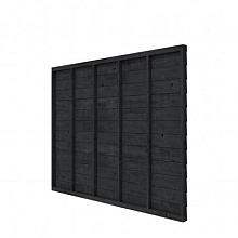 -BA- DOUGLASVISION DHZ WAND ZWEEDS RABAT ENKELZIJDIG 278,5 CM, ZWART GEÏMPREGNEERD.