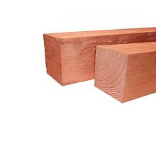 DOUGLAS FIJNBEZAAGDE PAAL 12 X 12 X 400 CM, ONBEHANDELD.