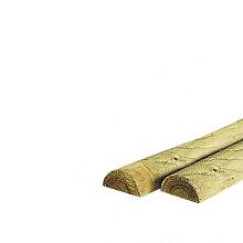 -BA- HALFRONDE REGEL TWEE ZIJDEN HAAKS GEKORT, Ï 7 X 250 CM.