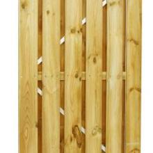 VT GRENEN GESCHAAFDE PLANKENDEUR OP VERSTELBAAR STALEN FRAME 100X180CM, RECHT, GROEN GEÏMPREGNEERD,