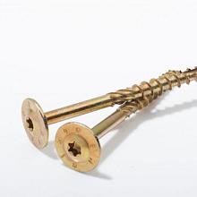 -BA- GEBINTSCHROEF 8 X 100 MM, GEELVERZINKT INCLUSIEF T40 BITJE, DOOS Ï 25 ST.