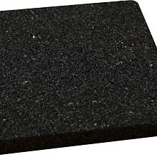 RUBBER TEGEL 10 X 10 X 1 CM T.B.V. TERRASMONTAGESYSTEEM, 10 STUKS.