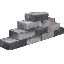 TUMBELWALL GETR, 30X20X10CM LIGHT GREY