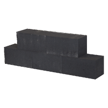 WALLBLOCK LINEA 15X15X30CM  ANTRACIET