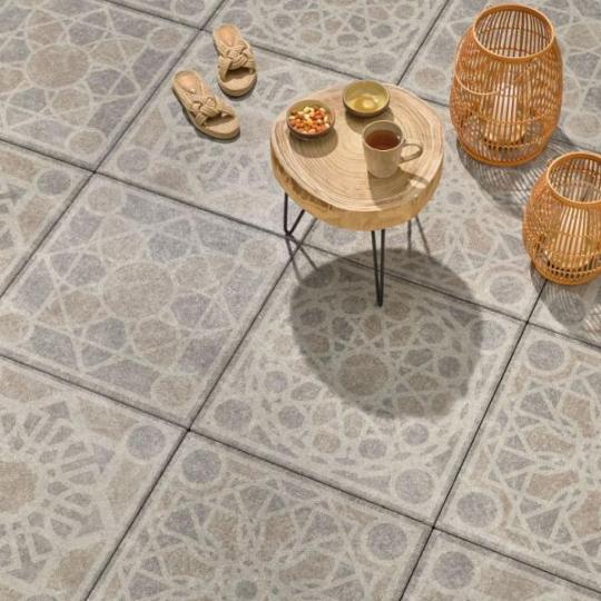GEOPROARTE® DECOR ALHAMBRA 60X60X4CM, UITLOPEND