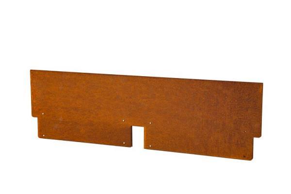 V0 KANTOPSLUITING DOUBLE 300X16,5 CM CORTEN