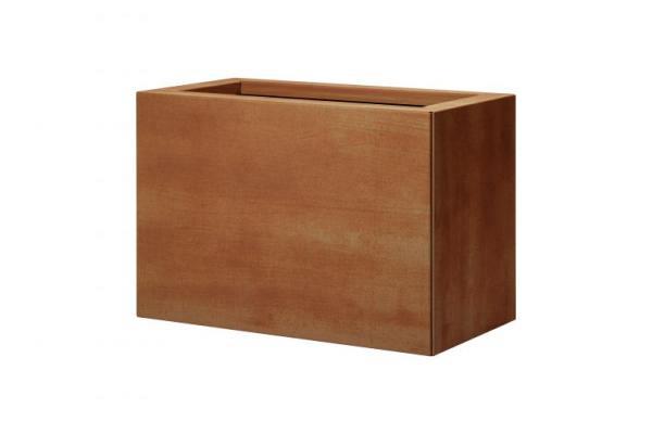 -BA- BLOEMBAK VLAK - CORTEN 30X60X60 CORTEN