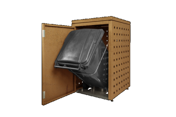 -BA- KLIKO OMBOUW 240 LITER - 1 STUK CORTEN MET TUINBAK CORTEN