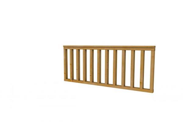HEKWERK RECHT DOUGLAS TYPE A, 178,5 X 73 CM, GROEN GEÏMPREGNEERD