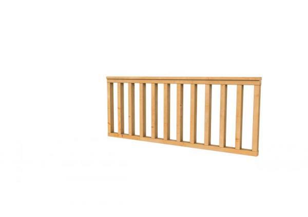 HEKWERK RECHT DOUGLAS TYPE A, 178,5 X 73 CM, ONBEHANDELD.