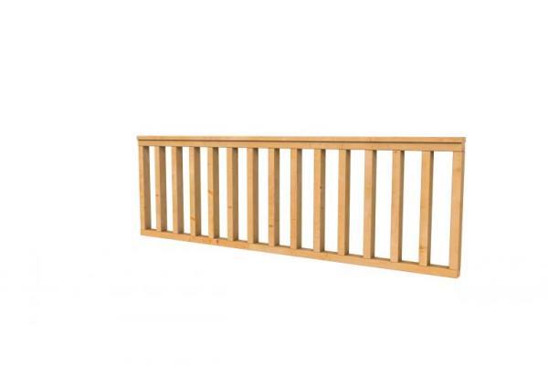 HEKWERK RECHT DOUGLAS TYPE B, 228,5 X 73 CM, ONBEHANDELD.