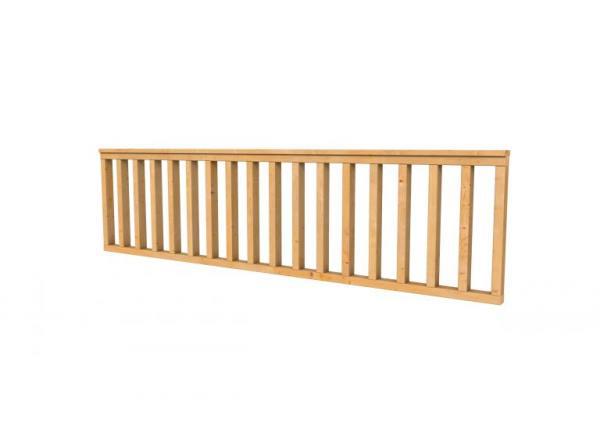 HEKWERK RECHT DOUGLAS TYPE C, 278,5 X 73 CM, ONBEHANDELD.